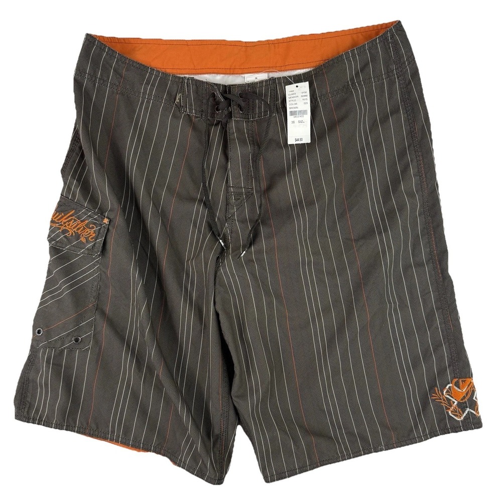 VINTAGE Quiksilver Men's 36 Board Shorts Y2K Surfwear L101615P‎ NOS